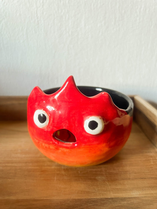Calcifer Yarn Bowl #1