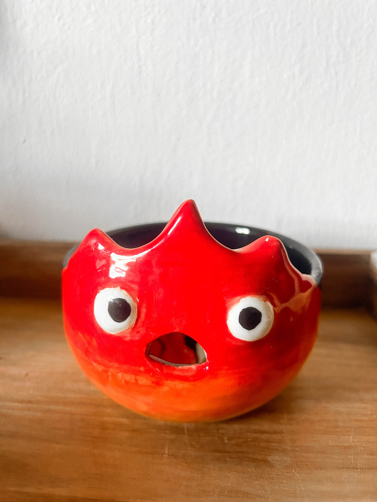 Calcifer Yarn Bowl #1