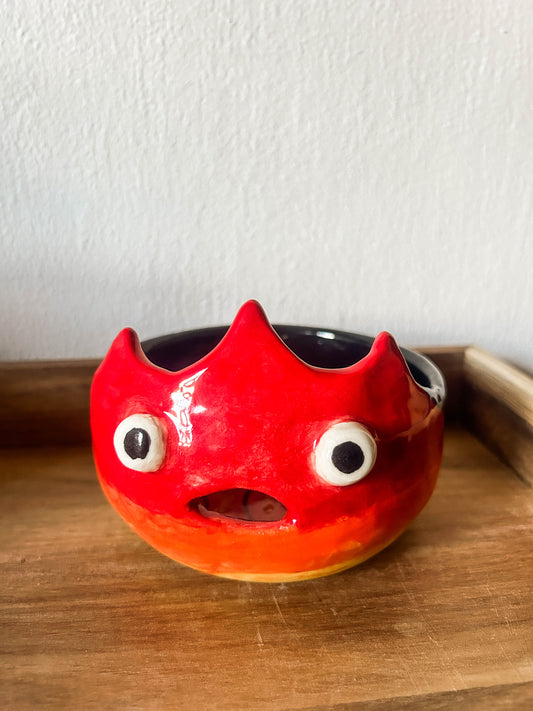 Calcifer Yarn Bowl #2