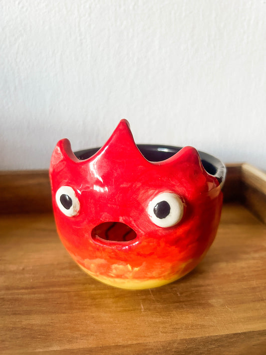 Calcifer Yarn Bowl #3