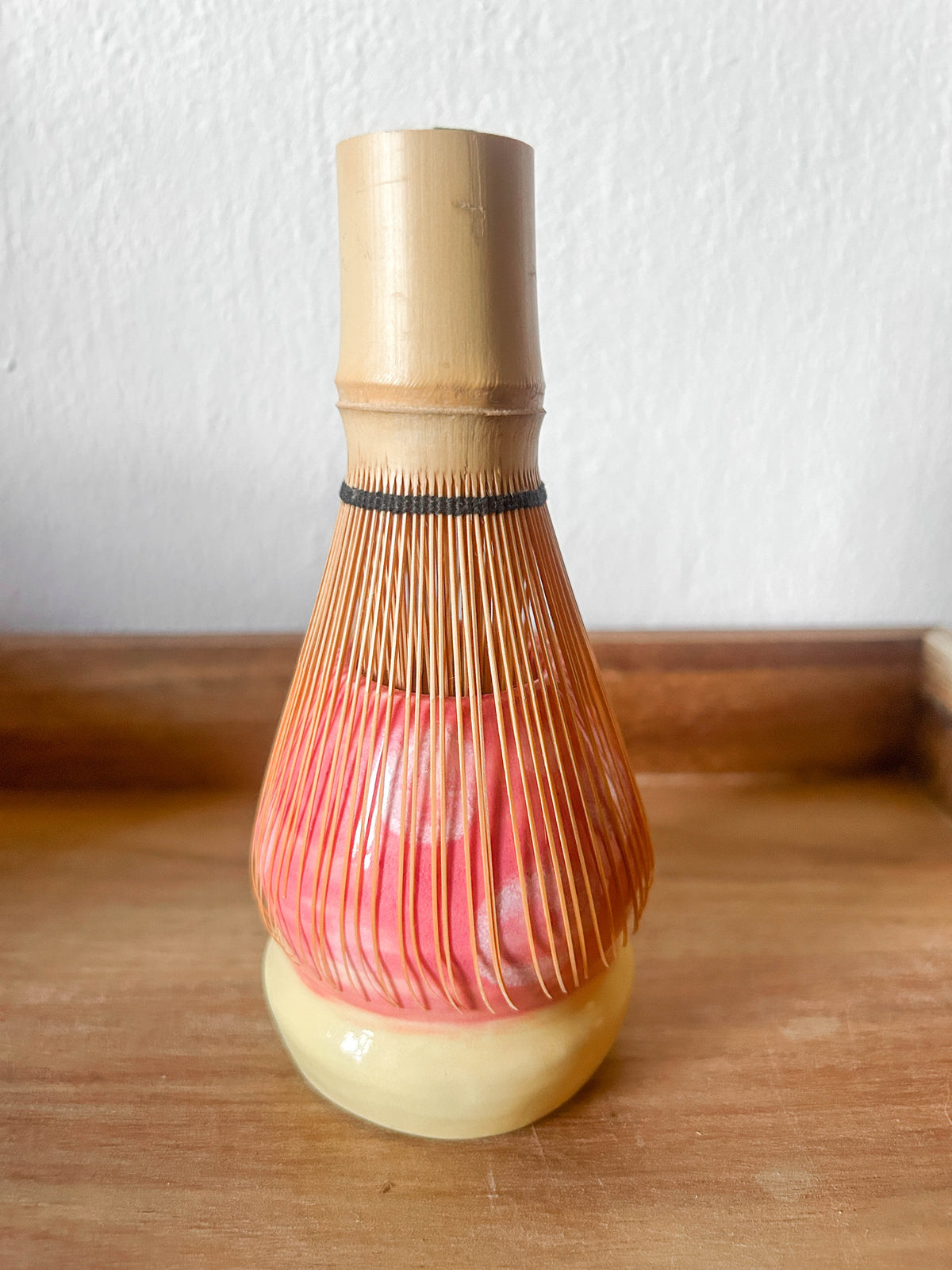 Pink Mushroom Matcha Whisk Holder