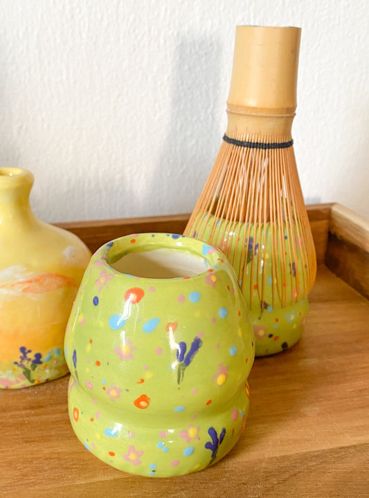 Dreamy Meadow Matcha Whisk Holder